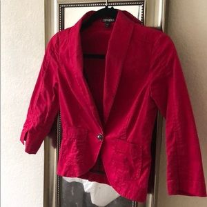 Express Red Blazer